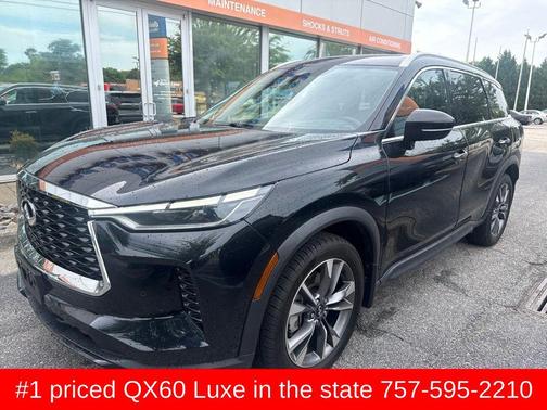 Mineral Black 2023 INFINITI QX60 Luxe