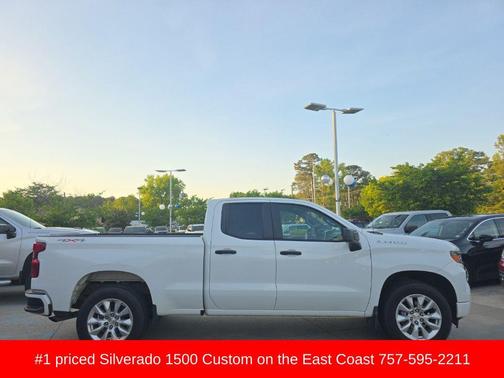 Summit White 2024 Chevrolet Silverado 1500 Custom