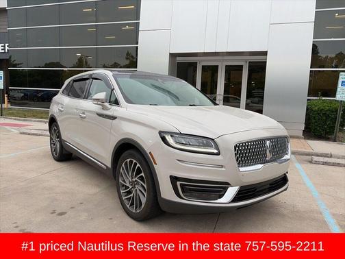 Ceramic White 2020 Lincoln Nautilus Reserve