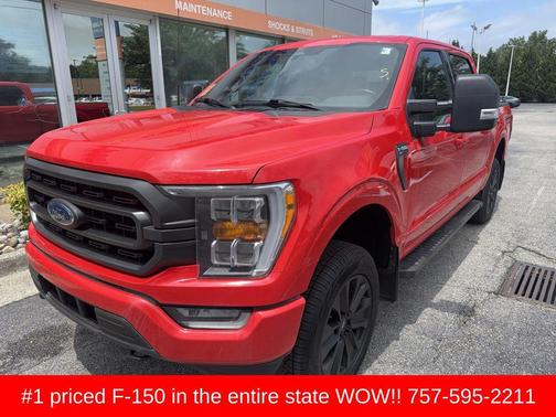 Red 2023 Ford F-150 XLT