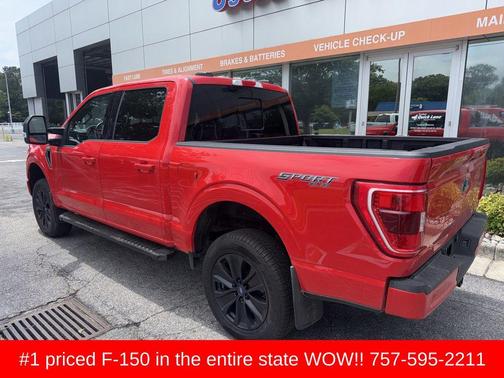 Red 2023 Ford F-150 XLT