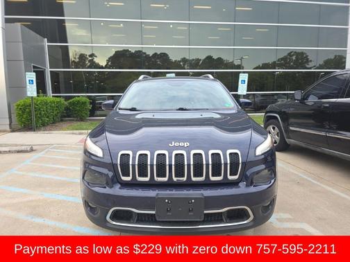 True Blue Pearlcoat 2015 Jeep Cherokee Limited