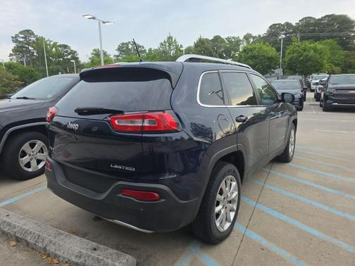 True Blue Pearlcoat 2015 Jeep Cherokee Limited