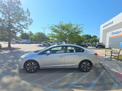 Alabaster Silver Metallic 2013 Honda Civic EX