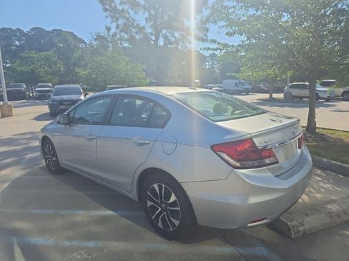 Alabaster Silver Metallic 2013 Honda Civic EX