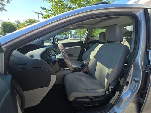 Alabaster Silver Metallic 2013 Honda Civic EX
