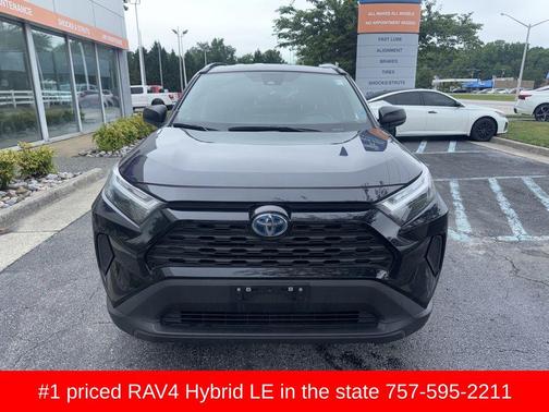 Midnight Black Metallic 2024 Toyota RAV4 Hybrid LE