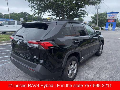 Midnight Black Metallic 2024 Toyota RAV4 Hybrid LE