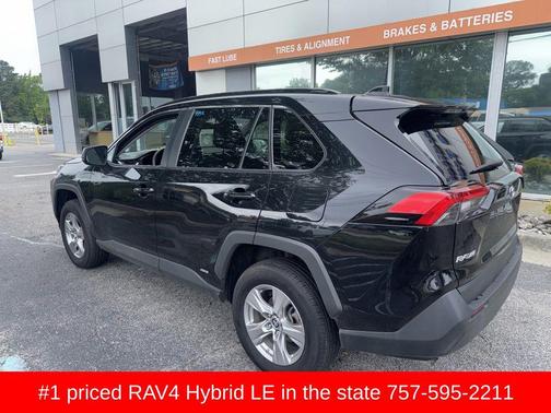 Midnight Black Metallic 2024 Toyota RAV4 Hybrid LE
