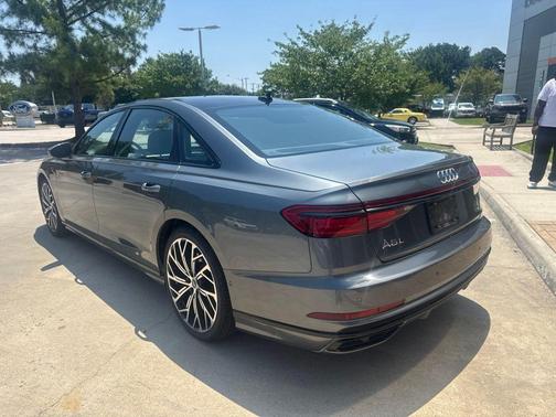 Black 2021 Audi A8 L 55