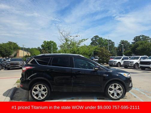 Black Metallic 2017 Ford Escape Titanium