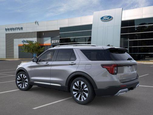 Gray 2026 Ford Explorer Platinum