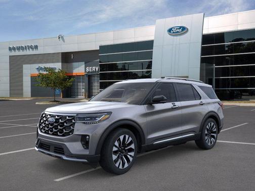 Gray 2026 Ford Explorer Platinum