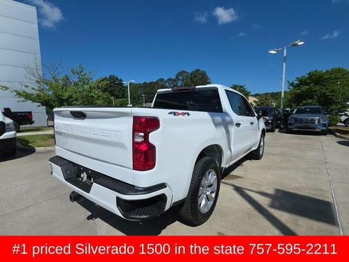 Summit White 2022 Chevrolet Silverado 1500 Custom