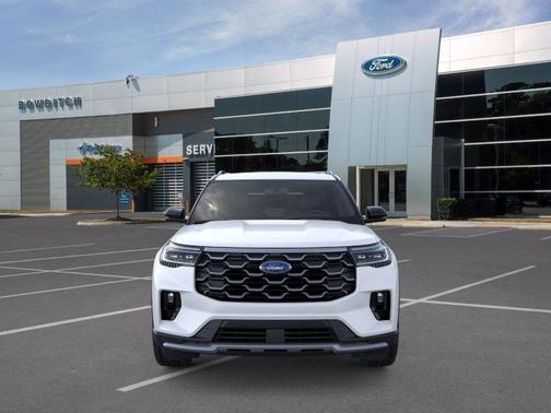 White 2026 Ford Explorer Platinum