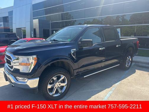 Blue Metallic 2022 Ford F-150 XLT
