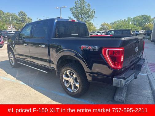 Blue Metallic 2022 Ford F-150 XLT