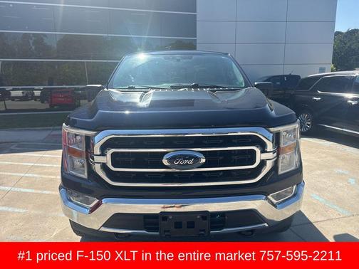 Blue Metallic 2022 Ford F-150 XLT