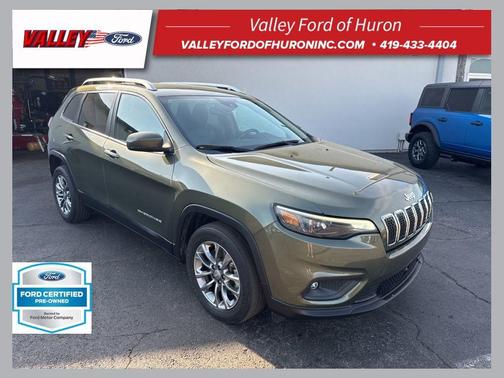 Olive Green Pearlcoat 2021 Jeep Cherokee Latitude Lux