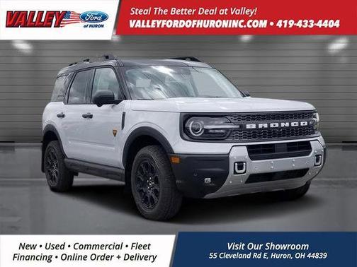 Space White Metallic 2026 Ford Bronco Sport Badlands