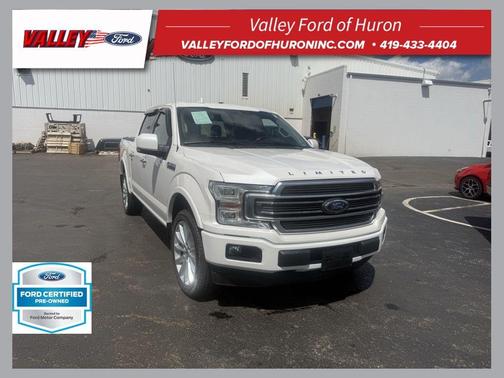 White Platinum Tri-Coat Metallic 2019 Ford F-150 Limited