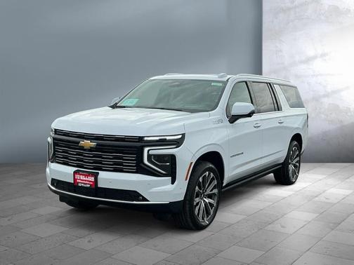 Polar White Tricoat 2026 Chevrolet Suburban High Country, 4WD