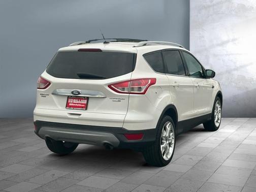 White Platinum Metallic Tri-Coat 2016 Ford Escape Titanium