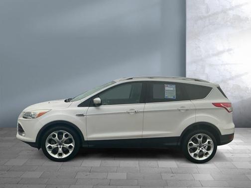 White Platinum Metallic Tri-Coat 2016 Ford Escape Titanium