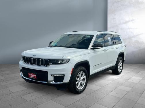 Bright White Clearcoat 2021 Jeep Grand Cherokee L Limited