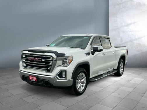 White Frost Tricoat 2019 GMC Sierra 1500 SLT