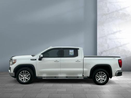 White Frost Tricoat 2019 GMC Sierra 1500 SLT