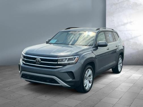 Platinum Gray Metallic 2021 Volkswagen Atlas 3.6L SE w/Technology