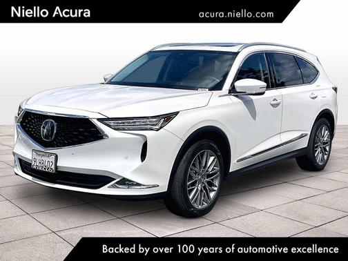 Platinum White Pearl 2024 Acura MDX Advance Package