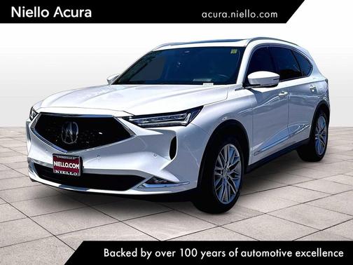 Platinum White Pearl 2023 Acura MDX Advance Package