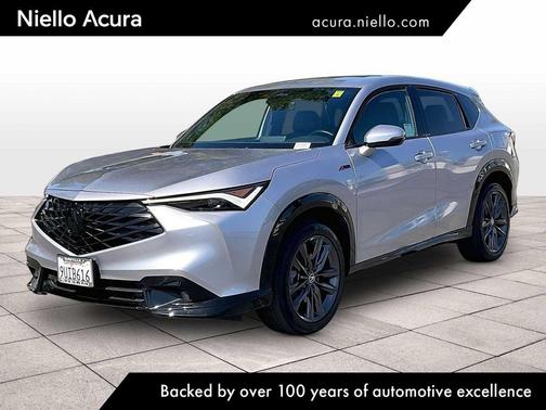 Solar Silver Metallic 2025 Acura ADX A-Spec