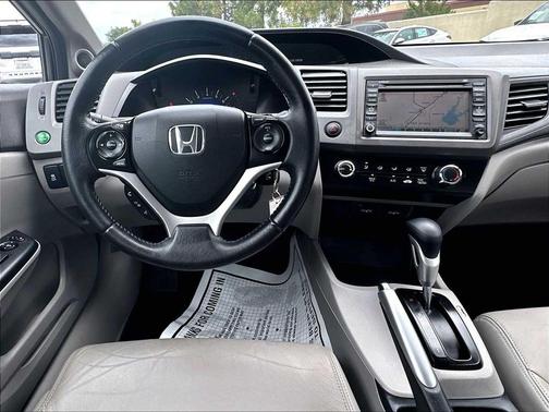 Polished Metal Metallic 2012 Honda Civic EX-L