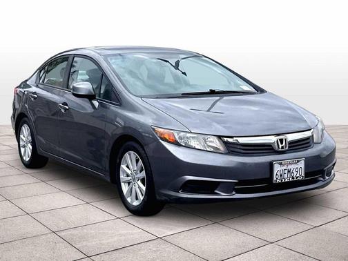 Polished Metal Metallic 2012 Honda Civic EX-L