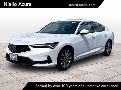 Platinum White Pearl 2023 Acura Integra CVT