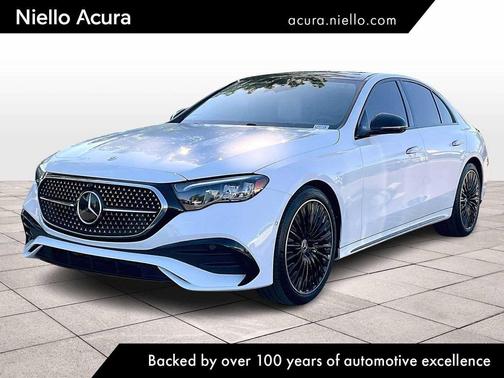 MANUFAKTUR Moonlight White Metallic 2024 Mercedes-Benz E-Class 4MATIC