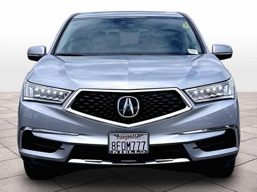 Lunar Silver Metallic 2018 Acura MDX 3.5L