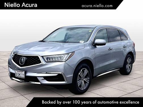 Lunar Silver Metallic 2018 Acura MDX 3.5L