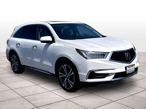 White Diamond Pearl 2019 Acura MDX 3.5L w/Technology Package