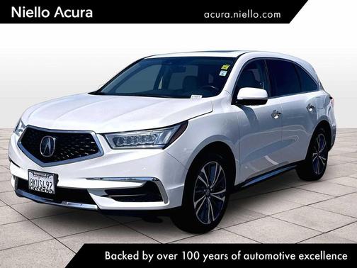 White Diamond Pearl 2019 Acura MDX 3.5L w/Technology Package