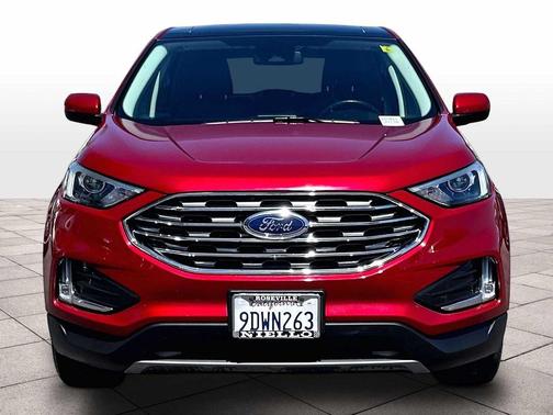 Rapid Red Metallic Tinted Clearcoat 2022 Ford Edge SEL