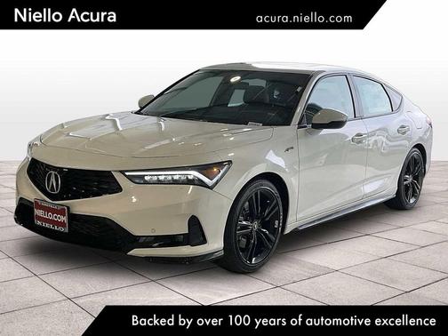Platinum White Pearl 2026 Acura Integra FWD A-Spec with Technology