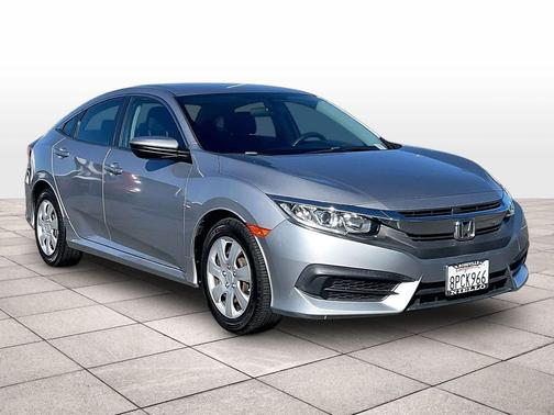 Lunar Silver Metallic 2016 Honda Civic LX