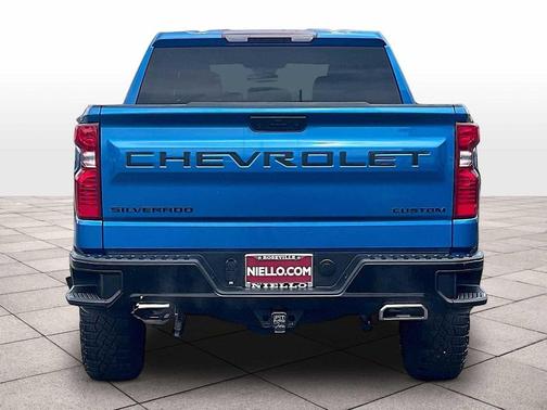 Glacier Blue Metallic 2024 Chevrolet Silverado 1500 Custom Trail Boss