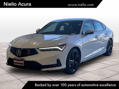 Platinum White Pearl 2026 Acura Integra FWD A-Spec with Technology