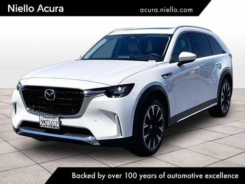 Rhodium White Premium 2024 Mazda CX-90 PHEV Premium