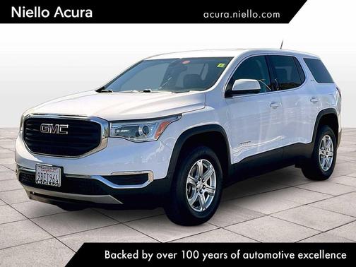 Summit White 2019 GMC Acadia SLE-1